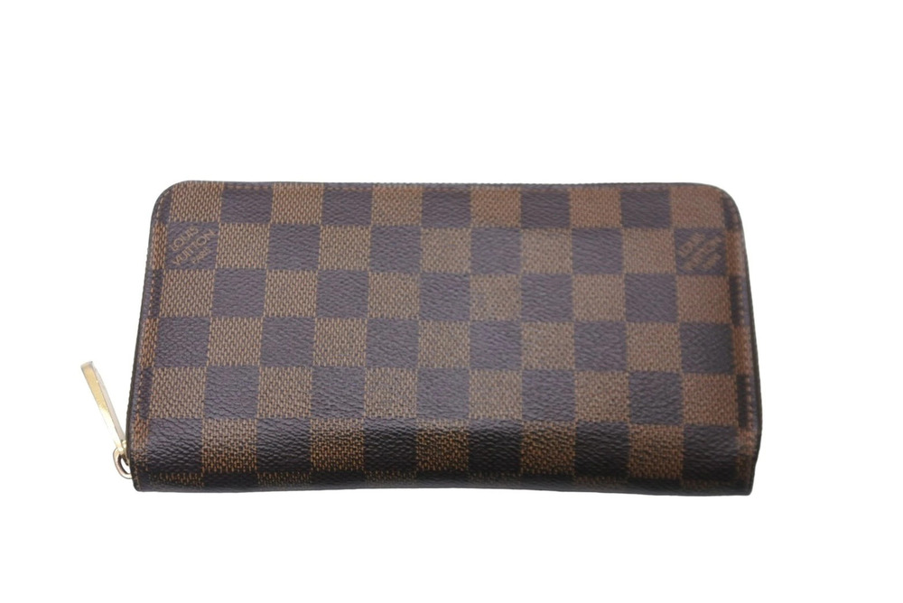 Louis Vuitton Wallet Canvas Long Zippy Damier Brown